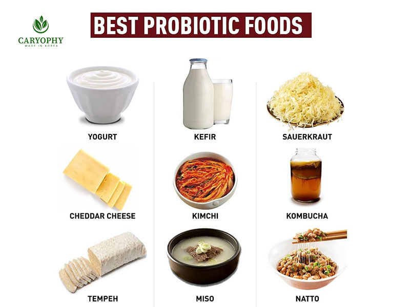 Các món ăn chứa nhiều Probiotics giúp trắng da 