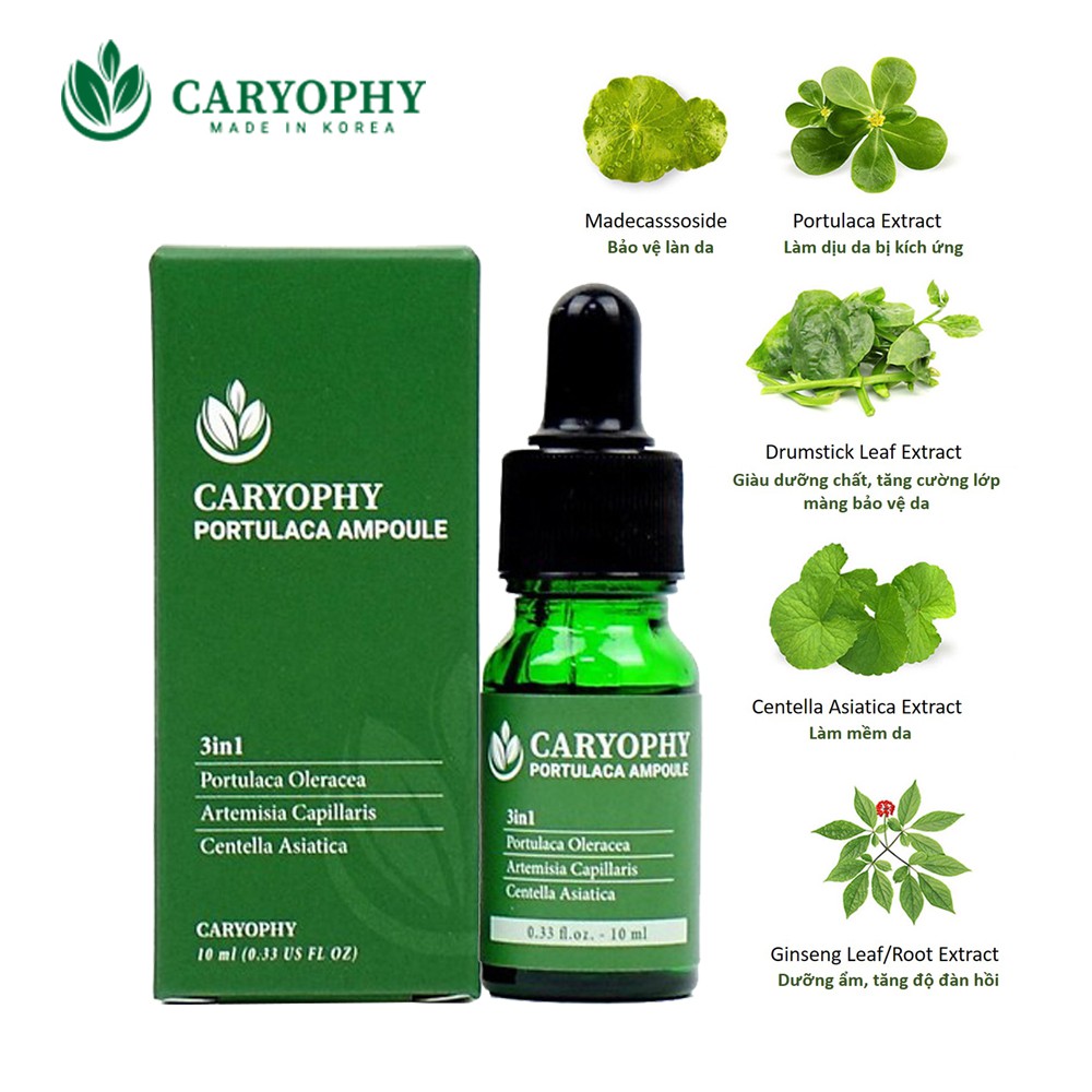 Serum Caryophy với các thành phần trị mụn từ thiên nhiên